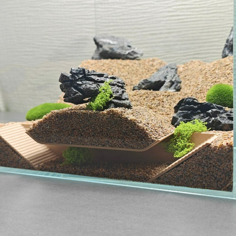 Aquarium Driftwood - Aquarium schuilplaatsen schuilplaats, ondergrondse grot getrapte