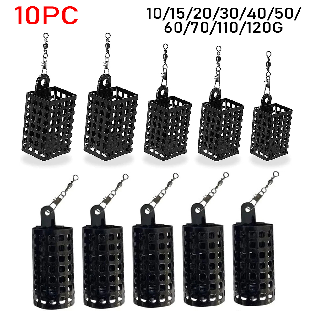 Aquarium Fertilizer - 10PCS Visgerei Feeder Kooi Rvs Lokken