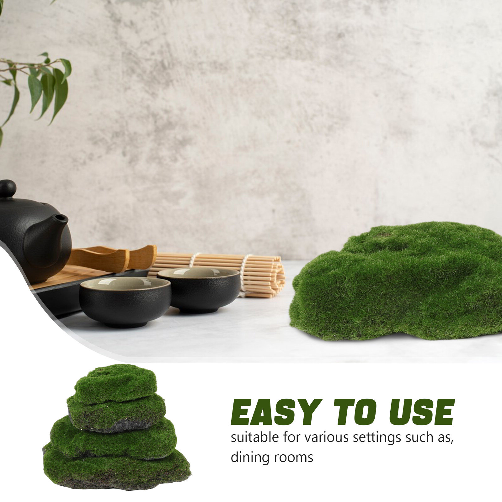4 stuks decoratieve, levensech - Aquarium Moss recensie en prijs
