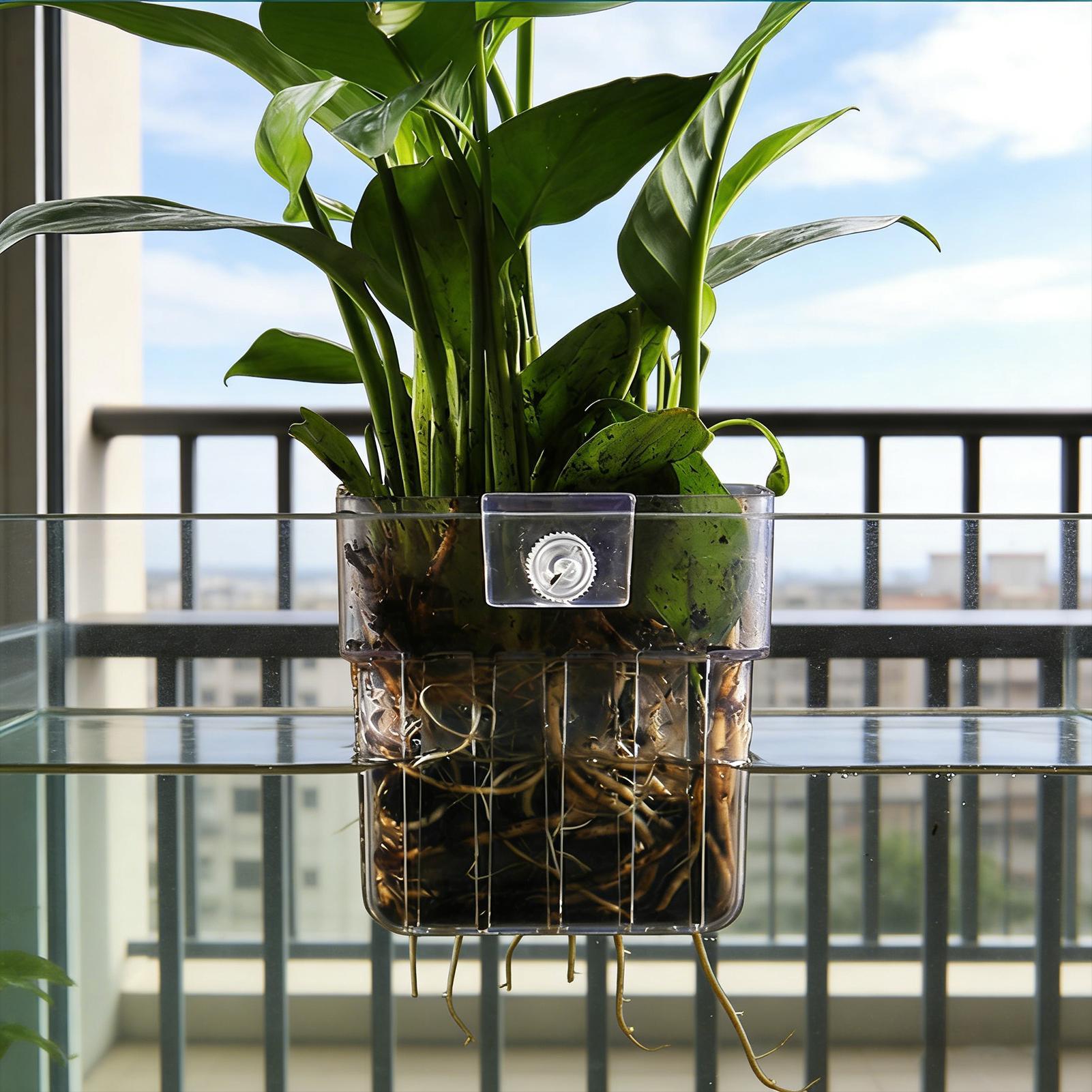 Aquarium transparante hangpot, - Plant Aquarium Pot recensie en prijs
